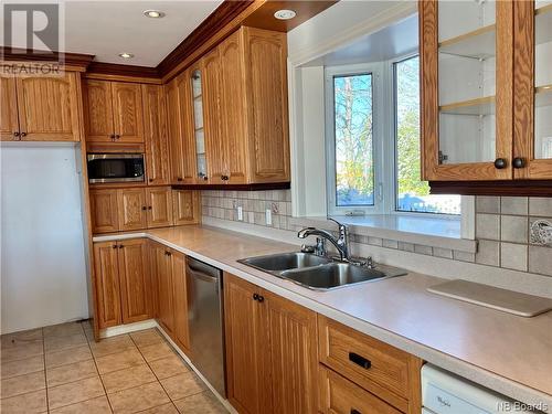 824 Harley Hill Street, Grand Falls, NB - Indoor Photo Showing Kitchen With Double Sink