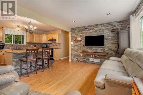 689 Fagan Lake Road, Maberly, ON - Indoor Photo Showing Living Room With Fireplace