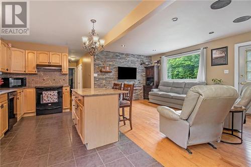 689 Fagan Lake Road, Maberly, ON - Indoor Photo Showing Other Room With Fireplace