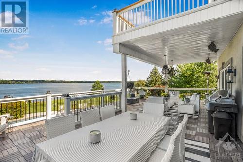 3675 Front Road, Hawkesbury, ON - Outdoor With Body Of Water With Deck Patio Veranda With Exterior