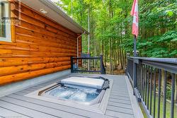 Private Sunken hot tub located on the wrap around deck - 