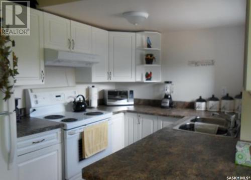 405 Ominica Street W, Moose Jaw, SK - Indoor Photo Showing Kitchen With Double Sink