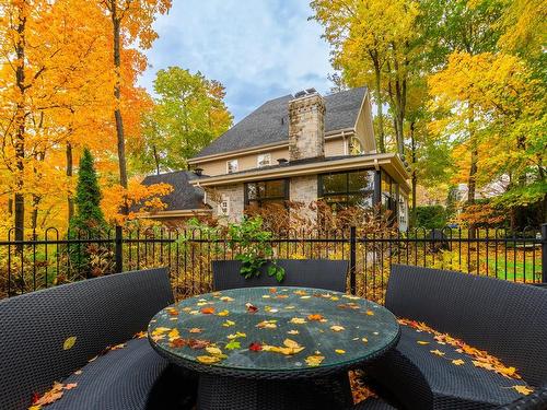 Backyard - 723 Rue Des Chardonnerets, Mont-Saint-Hilaire, QC - Outdoor With Deck Patio Veranda