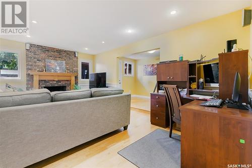 182 Lincoln Drive, Regina, SK - Indoor With Fireplace