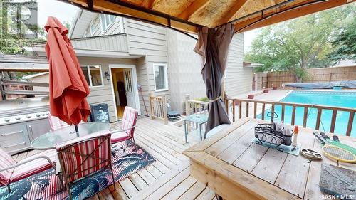182 Lincoln Drive, Regina, SK - Outdoor With Deck Patio Veranda
