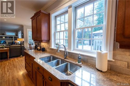 185 Pleasant Avenue, Sussex, NB - Indoor Photo Showing Kitchen With Double Sink