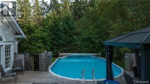 185 Pleasant Avenue, Sussex, NB - Outdoor With Above Ground Pool