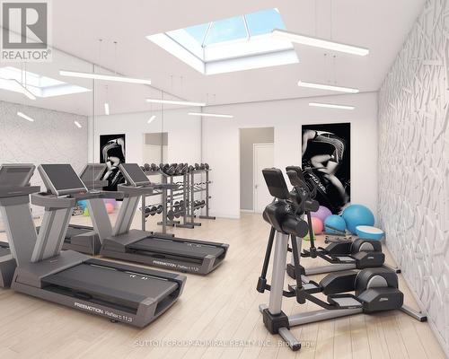 25 - 1455 O'Connor Drive, Toronto, ON - Indoor Photo Showing Gym Room