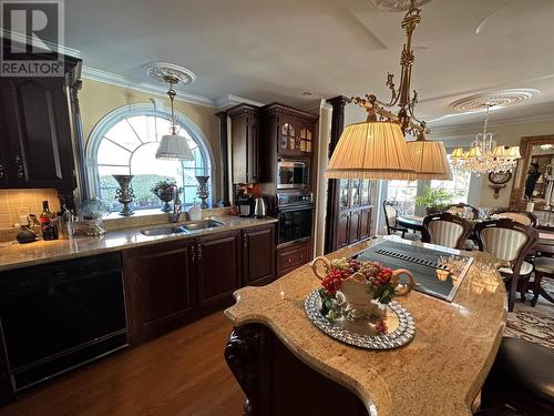 6 Head Road, Port Saunders, NL - Indoor Photo Showing Kitchen With Double Sink