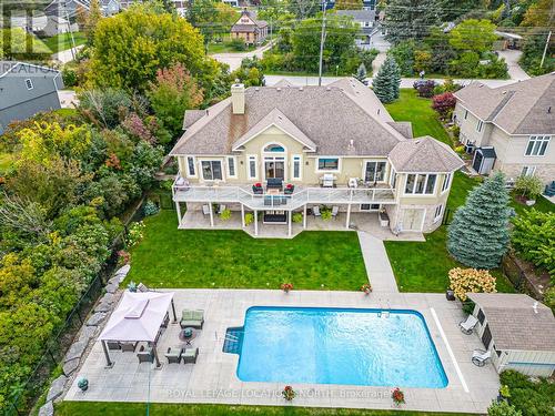 133 Lakeshore Rd E, Blue Mountains, ON - Outdoor With In Ground Pool With Deck Patio Veranda