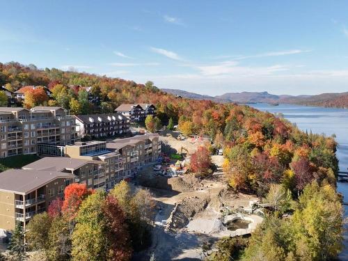 Aerial photo - 902-121 Rue Cuttle, Mont-Tremblant, QC - Outdoor With Body Of Water With View