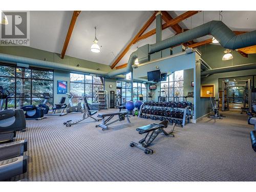 251 Predator Ridge Drive Unit# 18, Vernon, BC - Indoor Photo Showing Gym Room