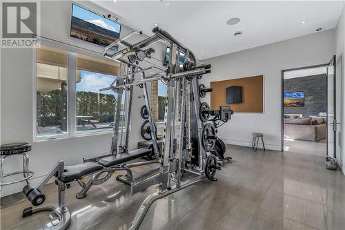 2613 Dube Road, Sudbury, ON - Indoor Photo Showing Gym Room