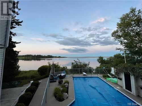4 Cote Bleu, Bathurst, NB - Outdoor With Body Of Water With In Ground Pool With View