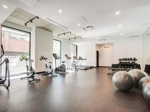 Salle d'exercice - 511-10850 Rue Basile-Routhier, Montréal (Ahuntsic-Cartierville), QC - Indoor Photo Showing Gym Room