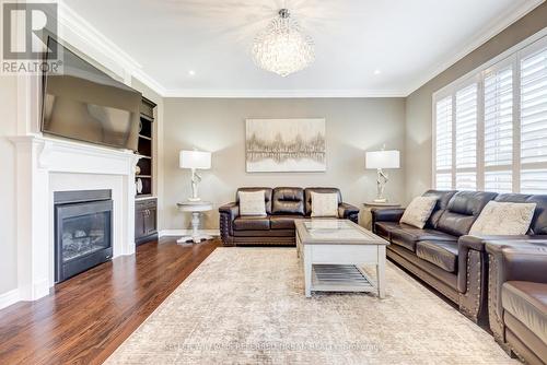 314 Seabrook Drive, Kitchener, ON - Indoor Photo Showing Living Room With Fireplace