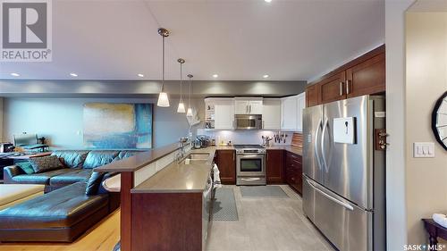 204 1132 College Drive, Saskatoon, SK - Indoor Photo Showing Kitchen With Stainless Steel Kitchen