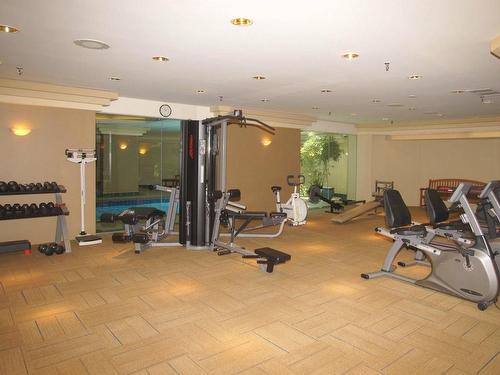 Exercise room - 1205-100 Rue Berlioz, Montréal (Verdun/Île-Des-Soeurs), QC - Indoor Photo Showing Gym Room