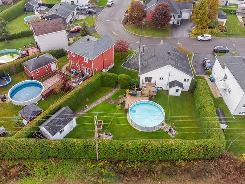 Overall view - 658 Rue Laurence, Québec (Charlesbourg), QC - Outdoor With Above Ground Pool With View
