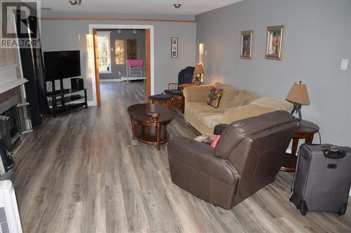 119 River Road, Appleton, NL - Indoor Photo Showing Living Room With Fireplace