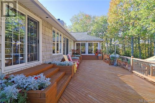 722 Cox Point Road, Cumberland Bay, NB - Outdoor With Deck Patio Veranda With Exterior