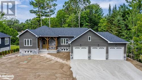 Home Previously Built - similar model - Lot 22 Voyageur Drive, Tiny, ON - Outdoor With Deck Patio Veranda With Facade