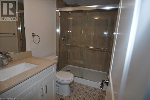 lower level 3 piece bath - 1685 9Th Avenue E Unit# 5, Owen Sound, ON - Indoor Photo Showing Bathroom