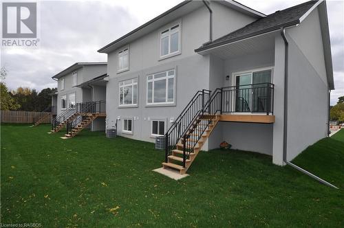 Back of condos 7,5,3 and1 - 1685 9Th Avenue E Unit# 3, Owen Sound, ON - Outdoor With Exterior