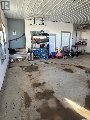 Raknerud Acreage, Weyburn Rm No. 67, SK - Indoor Photo Showing Garage