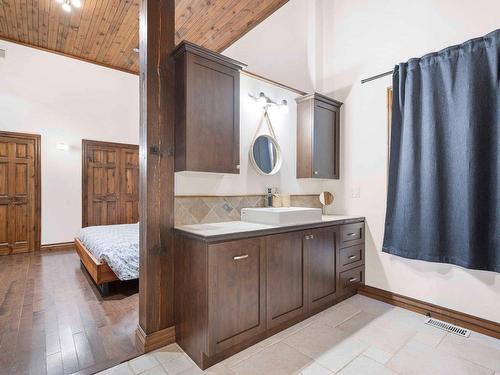 Ensuite bathroom - 132 Ch. Du Domaine-Pépin, Amherst, QC - Indoor Photo Showing Bathroom