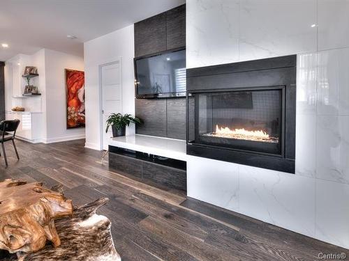 Salon - 101-112 Route 104, Saint-Jean-Sur-Richelieu, QC - Indoor Photo Showing Living Room With Fireplace