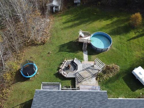 Aerial photo - 1215 Rg St-Charles, La Malbaie, QC - Outdoor With Above Ground Pool