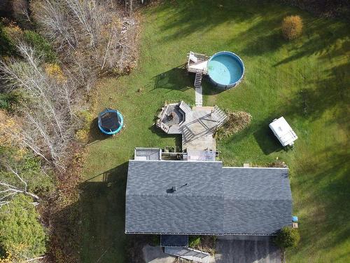 Aerial photo - 1215 Rg St-Charles, La Malbaie, QC - Outdoor With Above Ground Pool With View