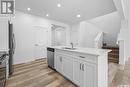 5409 Nicholson Avenue, Regina, SK  - Indoor Photo Showing Kitchen With Double Sink 