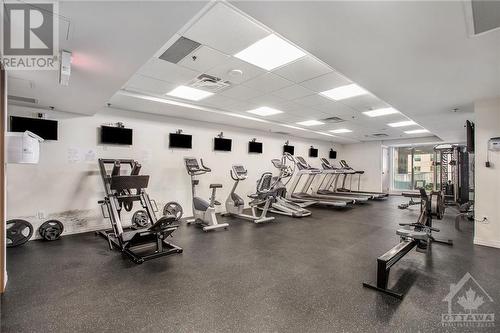 242 Rideau Street Unit#2307, Ottawa, ON - Indoor Photo Showing Gym Room