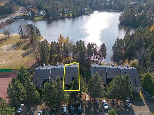 Aerial photo - 215-778 Rue Principale, Saint-Sauveur, QC - Outdoor With Body Of Water With View
