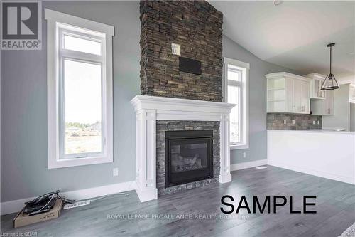 45 Clayton John Avenue, Brighton, ON - Indoor Photo Showing Living Room With Fireplace