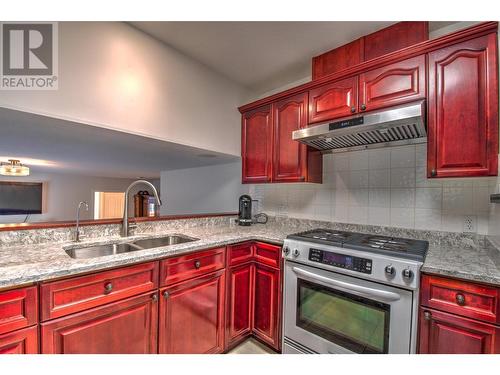 867 Mt Grady Place, Vernon, BC - Indoor Photo Showing Kitchen With Double Sink