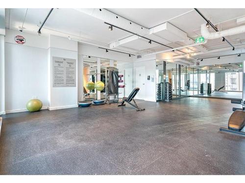 Salle d'exercice - 1603-1239 Rue Drummond, Montréal (Ville-Marie), QC - Indoor Photo Showing Gym Room