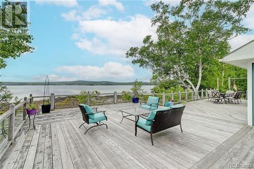 3584 127 Route, Bayside, NB - Outdoor With Body Of Water With Deck Patio Veranda With View
