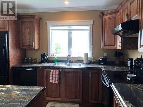 121 Hynes Road, Port Au Port East, NL - Indoor Photo Showing Kitchen With Double Sink