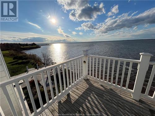 49 Soleil-Couchant St, Grande-Digue, NB - Outdoor With Body Of Water With Deck Patio Veranda With View