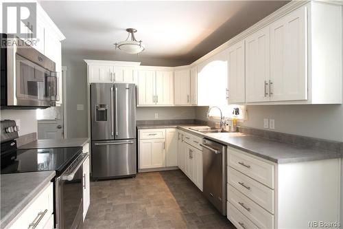45 Route 735, Mayfield, NB - Indoor Photo Showing Kitchen With Double Sink