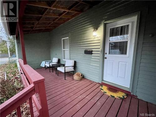 132 Elm Street, Woodstock, NB - Outdoor With Deck Patio Veranda With Exterior