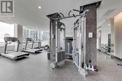 1435 - 250 Wellington Street W, Toronto, ON - Indoor Photo Showing Gym Room