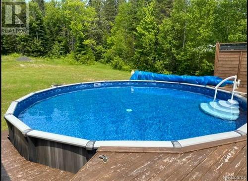 227 Riceville Road, St-Hilaire, NB - Outdoor With Above Ground Pool With Backyard