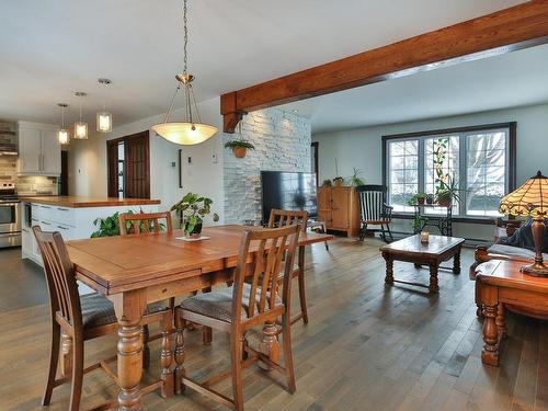 Vue d'ensemble - 88 Rue Gérard-Brunet, Saint-Jean-Sur-Richelieu, QC - Indoor Photo Showing Dining Room With Fireplace