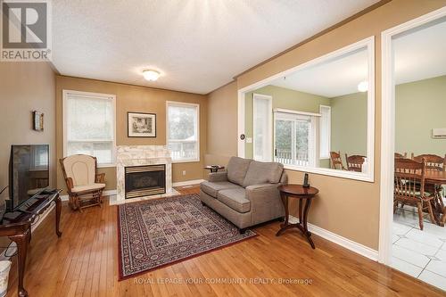 421 Sunset Beach Road, Richmond Hill, ON - Indoor Photo Showing Living Room With Fireplace