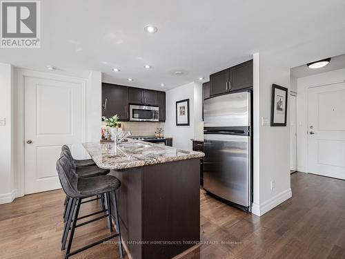 #209 -900 Mount Pleasant Rd, Toronto, ON - Indoor Photo Showing Kitchen With Stainless Steel Kitchen With Upgraded Kitchen