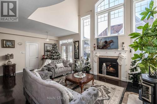 57 Riverwalk Pl, Midland, ON - Indoor Photo Showing Living Room With Fireplace